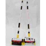 Two 2m telescopic vehicle brushes (2) CONDITION: Please Note - we do not make