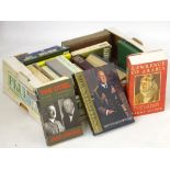 Books: A quantity of books on the subject of historical figures.