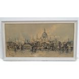 A print of London after Ben Maile CONDITION: Please Note - we do not make reference