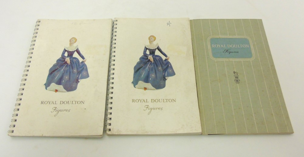 A spiral bound book of Royal Doulton figures. Collectors book no. 10 issued January 1967.