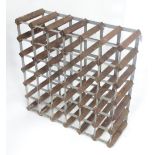 A 36 bottle wine rack CONDITION: Please Note - we do not make reference to the