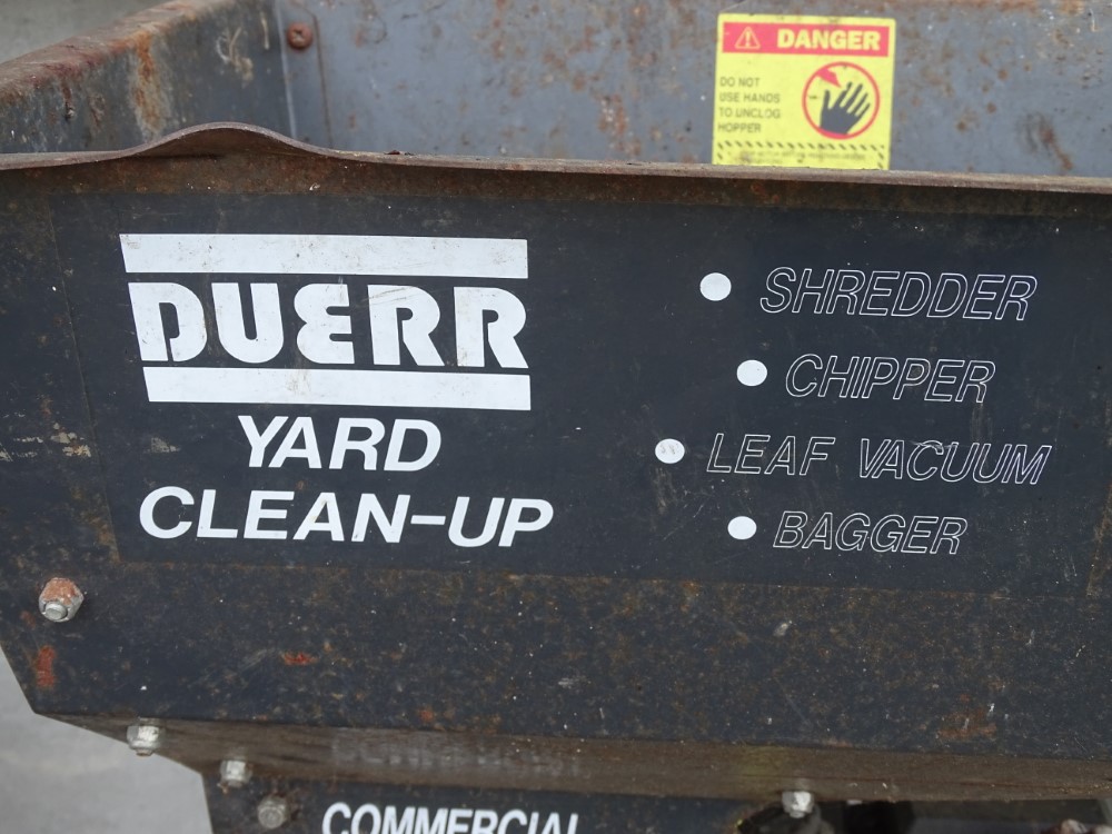 A Duerr yard clean-up machine, combined shredder, chipper, - Image 3 of 5