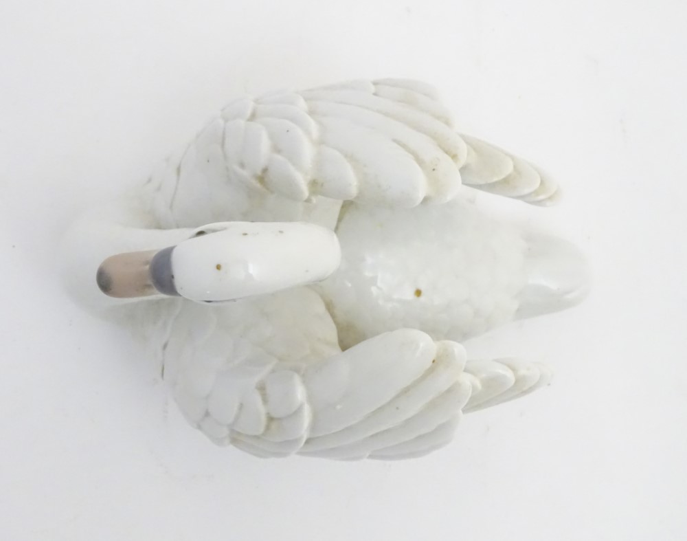 A 20thC Lladro figure of a swan, no. 5231, printed and impressed marks to base. Approx. - Image 2 of 7