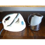 A Brita kettle together with a Tefal steam iron press (2) CONDITION: Please Note -