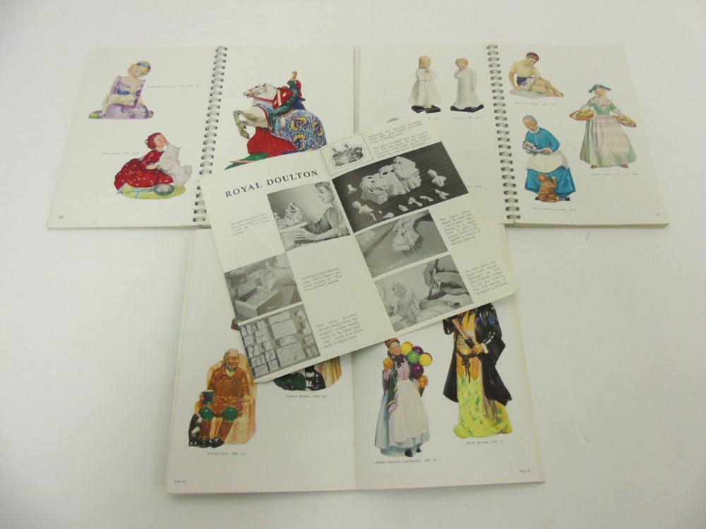 A spiral bound book of Royal Doulton figures. Collectors book no. 10 issued January 1967. - Image 6 of 7