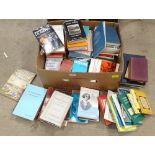 A box of assorted hardback books CONDITION: Please Note - we do not make reference