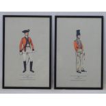 Militaria : After P H Smitherman ( 1910-1982 ) A pair of polychrome prints depicting British