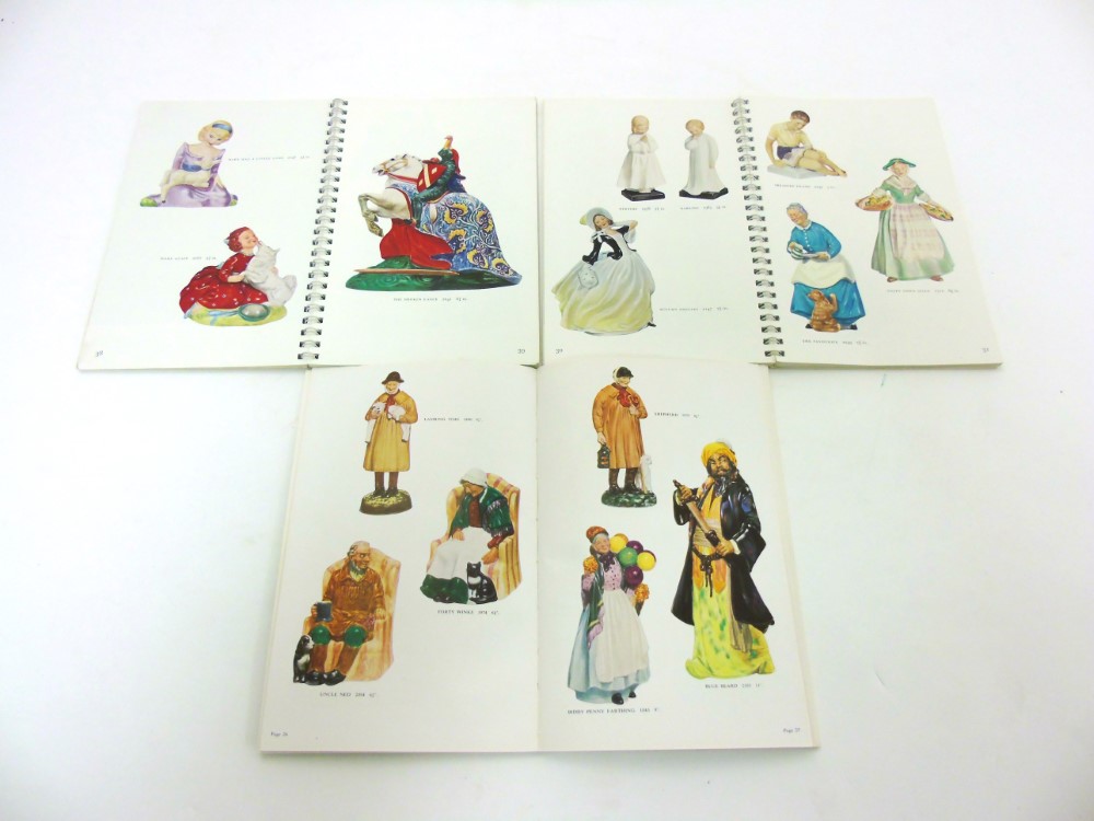 A spiral bound book of Royal Doulton figures. Collectors book no. 10 issued January 1967. - Image 5 of 7