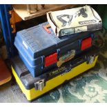2 toolboxes together with assorted vintage tools CONDITION: Please Note - we do not