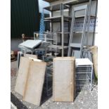 A quantity of shelving and racking CONDITION: Please Note - we do not make
