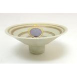 Studio Pottery: A small apsed bowl by Glynn Hugo,