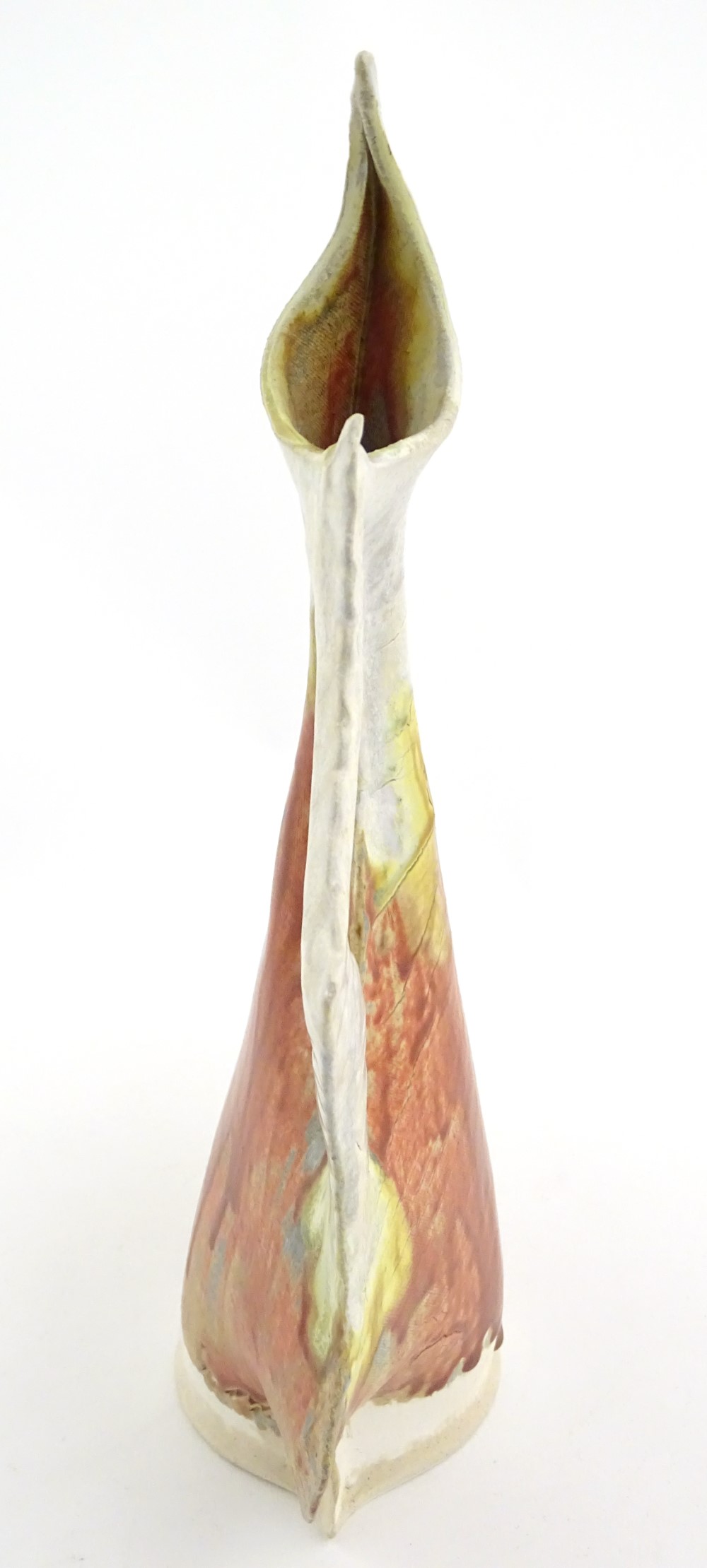 A studio pottery ewer. Approx. - Image 9 of 9