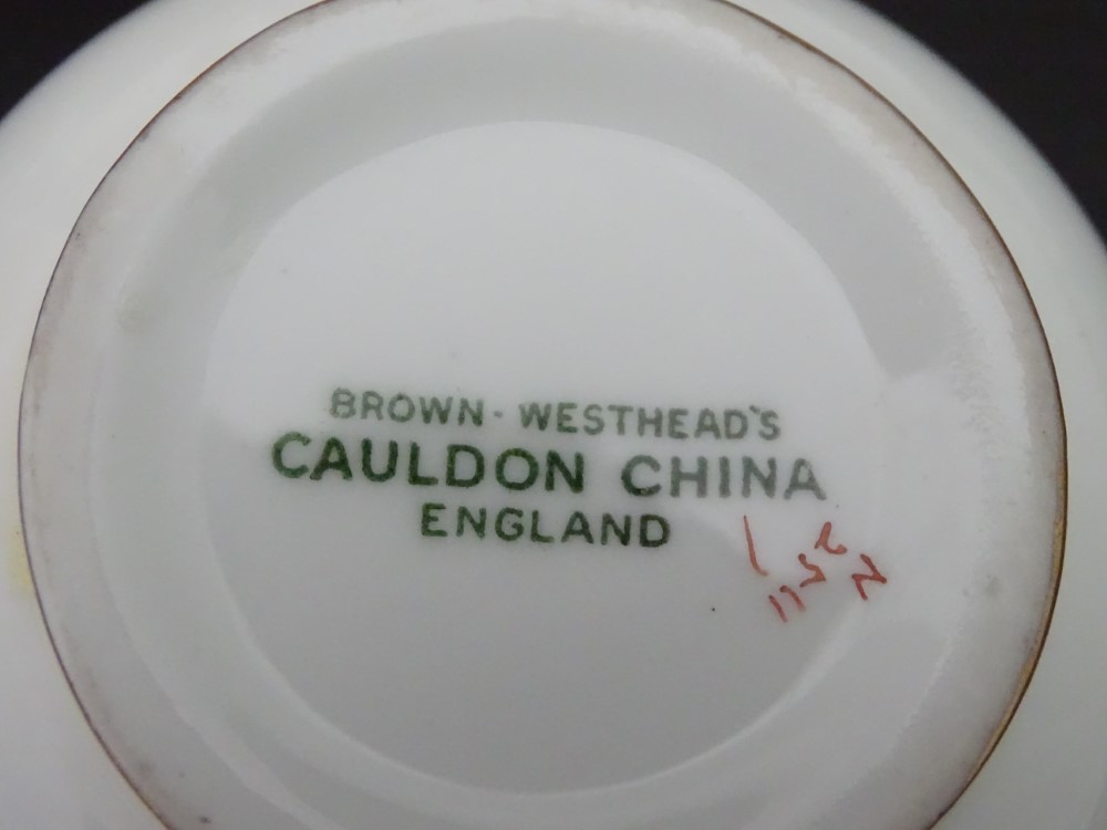 A quantity of tea and coffee wares makers to include Cauldon China, Wedgwood, etc. - Image 5 of 5