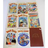 A selection of 'Beano' and 'Dandy' review books,