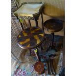 3 assorted occasional tables CONDITION: Please Note - we do not make reference to