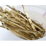 2 tubs of assorted brass window fittings CONDITION: Please Note - we do not make