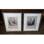 Two French fashion prints entitled Revue de la Mode CONDITION: Please Note - we do