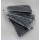 Five packets of black plastic cable ties 250mm x 3.