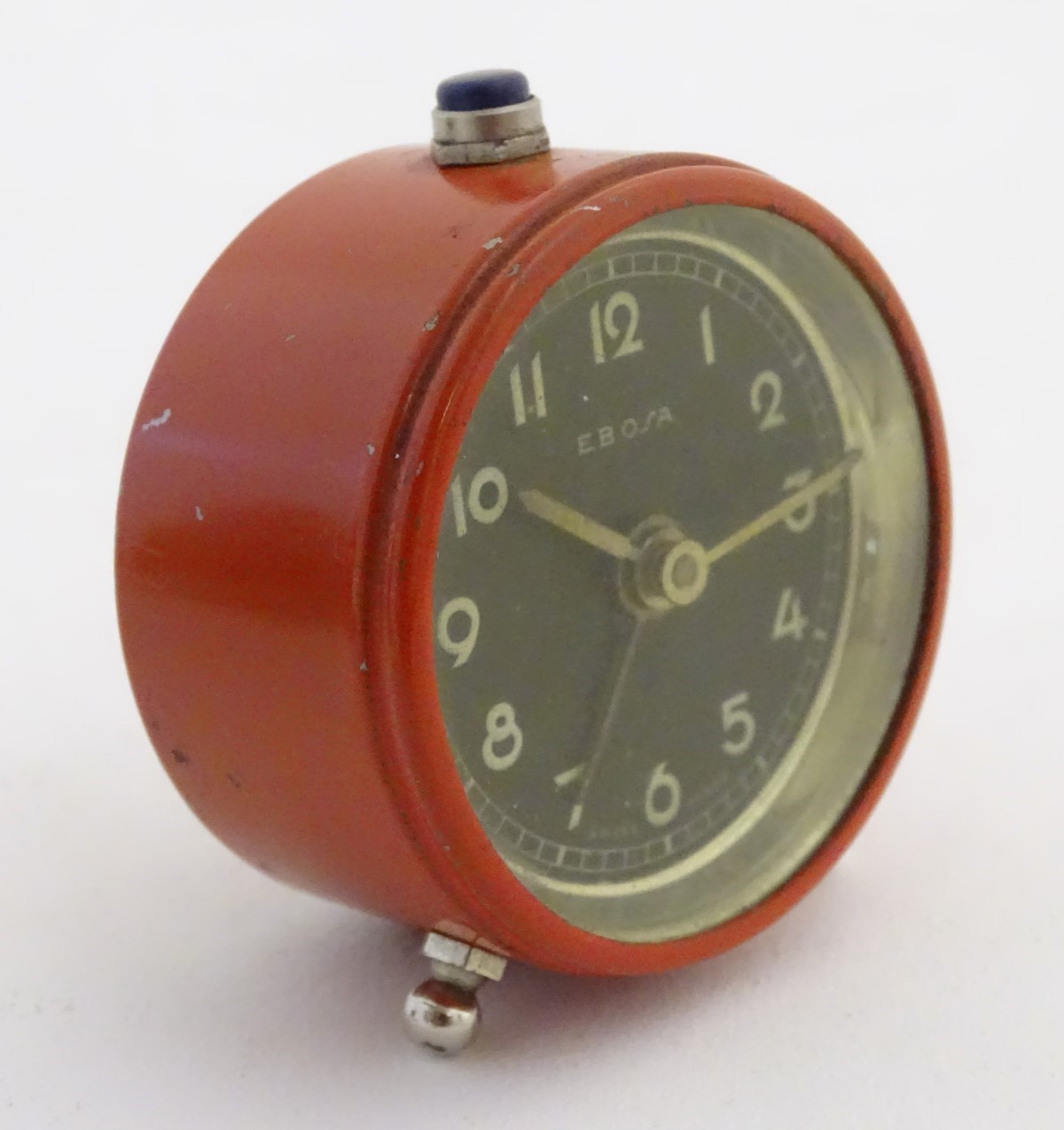 Ebosa : a Swiss small bedside alarm clock with original instructions and box 2 1/4” high. - Bild 3 aus 5