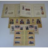 Small collection of cigarette cards in album to include complete sets: Will : Railway engines and