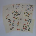 Stamps: Small collection of Canadian stamps. With Queen Victoria large and small types to 15c.