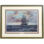 After Montague Dawson (1875-1973), Signed limited edition coloured print, 680/1000,