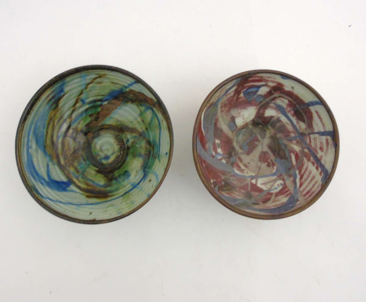 Two 20thC Alan Ward studio pottery bowls, - Image 5 of 9