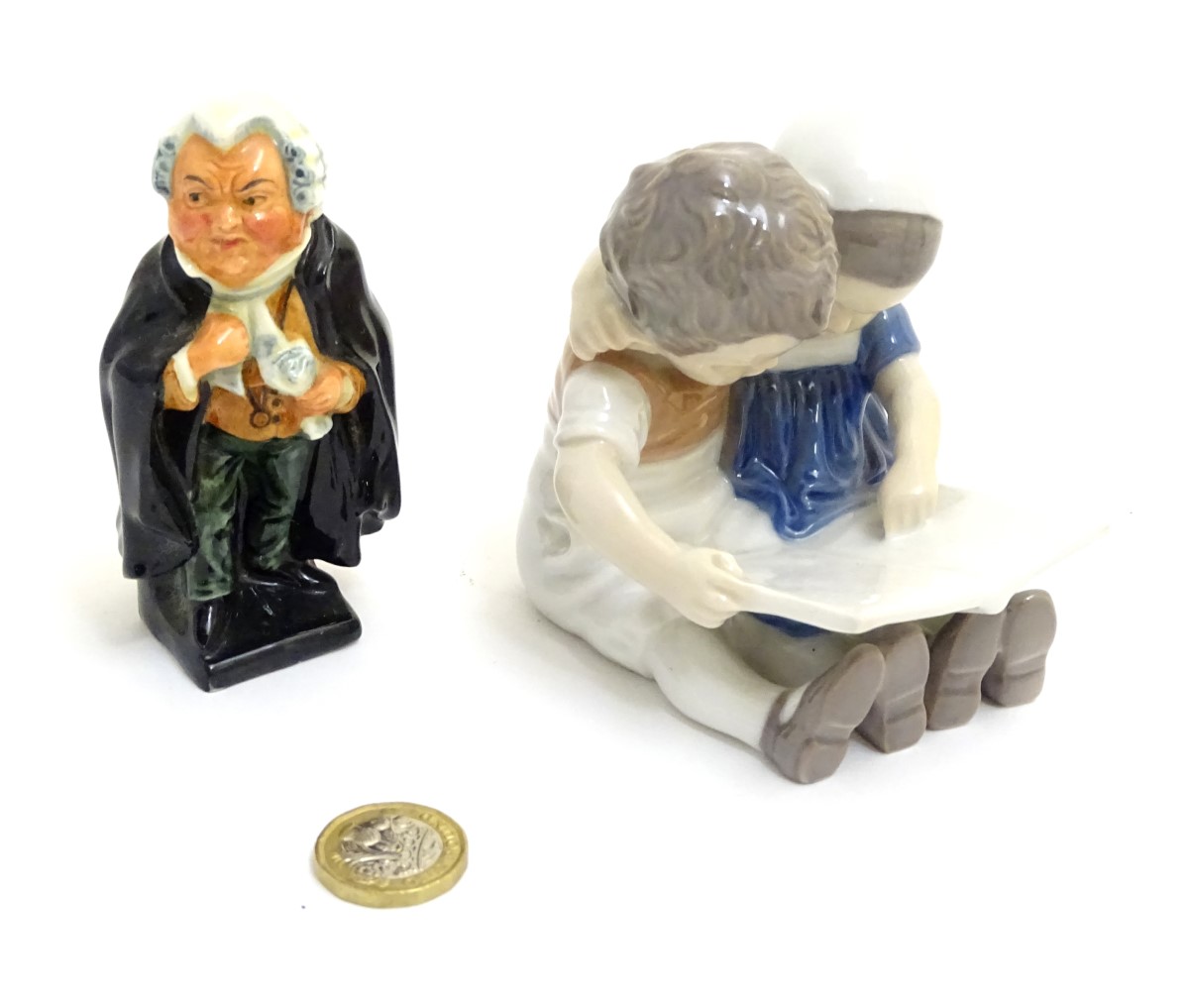 A Royal Doulton figurine of the Charles Dickens character Sergeant Buzfuz, - Image 5 of 6