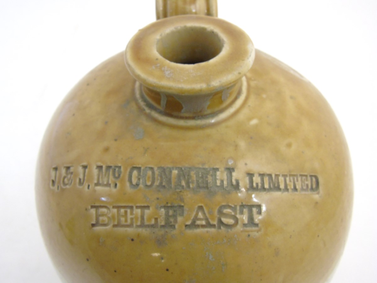 Flagon: A stoneware 2-tone flagon made by Port Dundas Pottery Co. Glasgow for J & J Mc. - Image 17 of 21