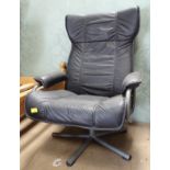 A late 20thC retro office swivel chair CONDITION: Please Note - we do not make