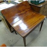 A fold over card table CONDITION: Please Note - we do not make reference to the