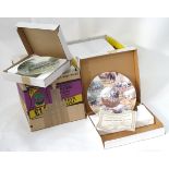 2 boxes of Royal Doulton commemorative plates CONDITION: Please Note - we do not