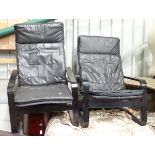 A pair of Vintage Retro Cantilever chairs CONDITION: Please Note - we do not make