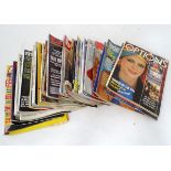 A collection of first additions of magazines, such as Esquire, Marie Claire, etc.