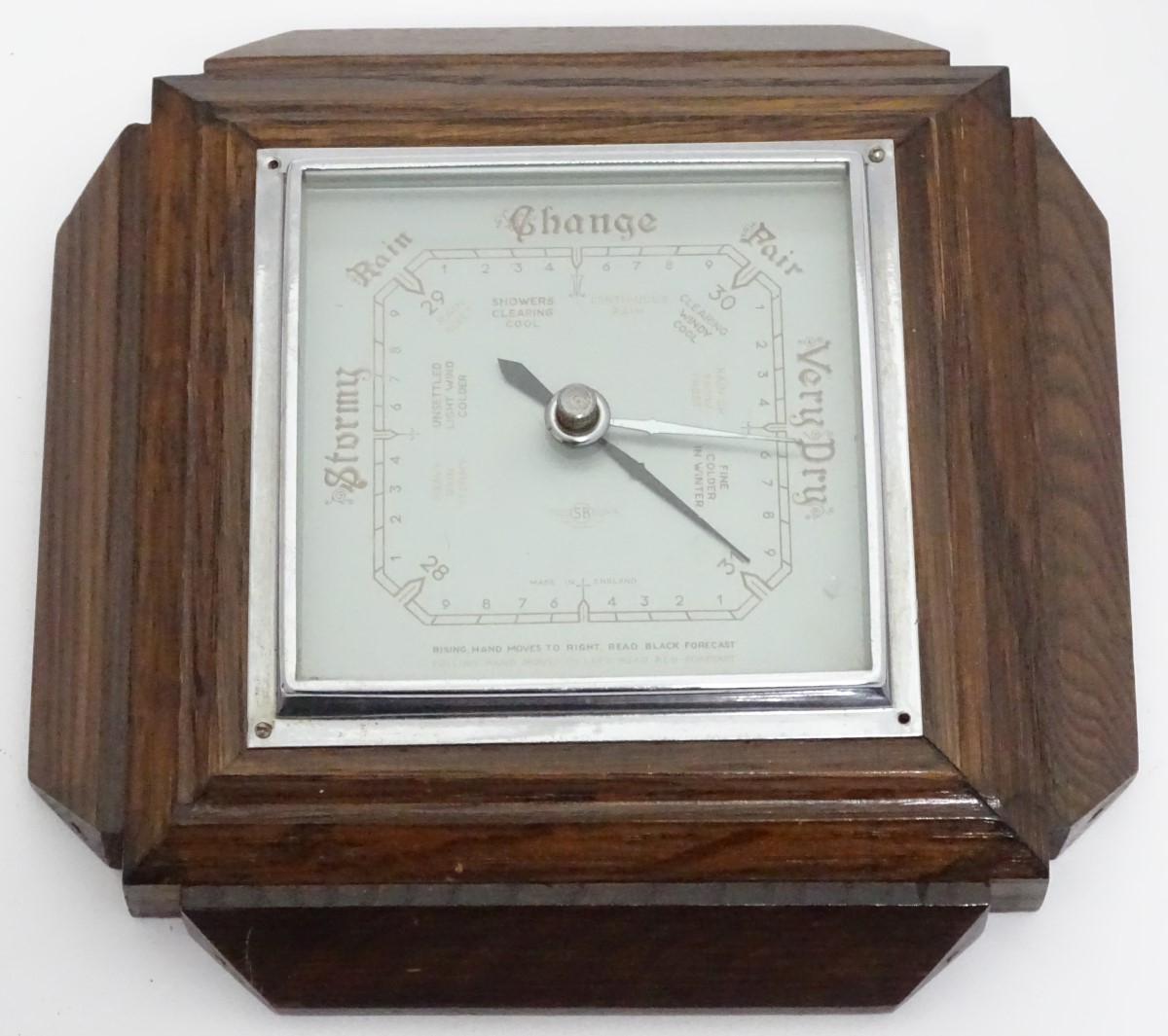 A mid 20thC barometer CONDITION: Please Note - we do not make reference to the - Image 5 of 6