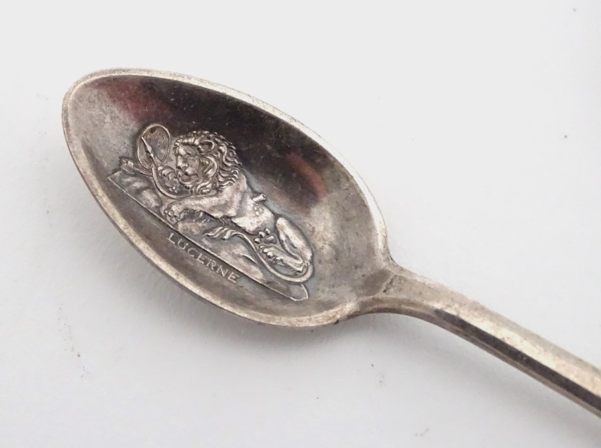 3 silver plated advertising spoons for Bucherer Watches, - Image 2 of 7