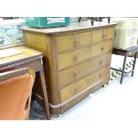 A Victorian 2 over 3 drawer chest of drawers CONDITION: Please Note - we do not