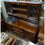 A large oak dresser CONDITION: Please Note - we do not make reference to the