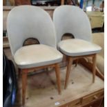 2 retro chairs CONDITION: Please Note - we do not make reference to the condition