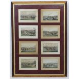 Steeple chase : 8 Hand coloured lithographs,