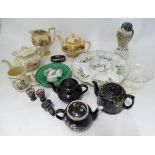 A quantity of assorted items to include ceramics, glassware etc.