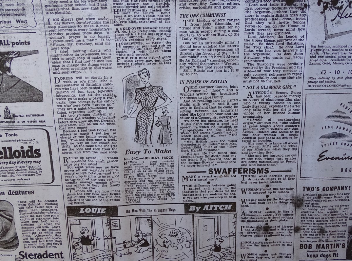 3 framed prints of The People newspaper from 1940's CONDITION: Please Note - we do - Image 12 of 14