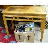 An oriental side table / hall table CONDITION: Please Note - we do not make