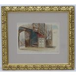 A. D. Lucas, XIX-XX, Watercolour, The Winding Staircase, Signed lower right.