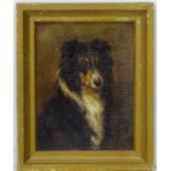 George Denholm Armour (1864-1949), Scottish, Oil on canvas board, Canine School,