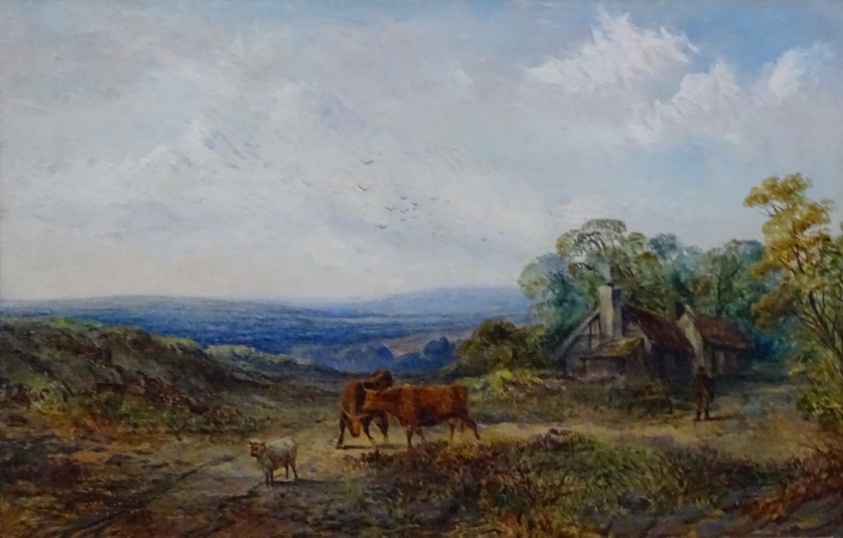 R Bollans, 1865, Oil on fielded panel, - Image 5 of 9