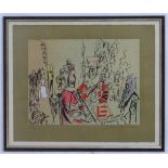 Feliks Topolski (1907-1989), Signed limited edition offset lithograph,