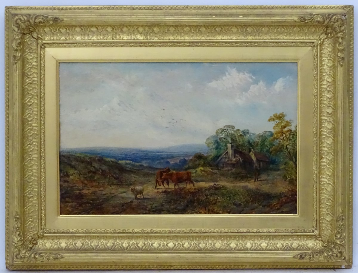 R Bollans, 1865, Oil on fielded panel,
