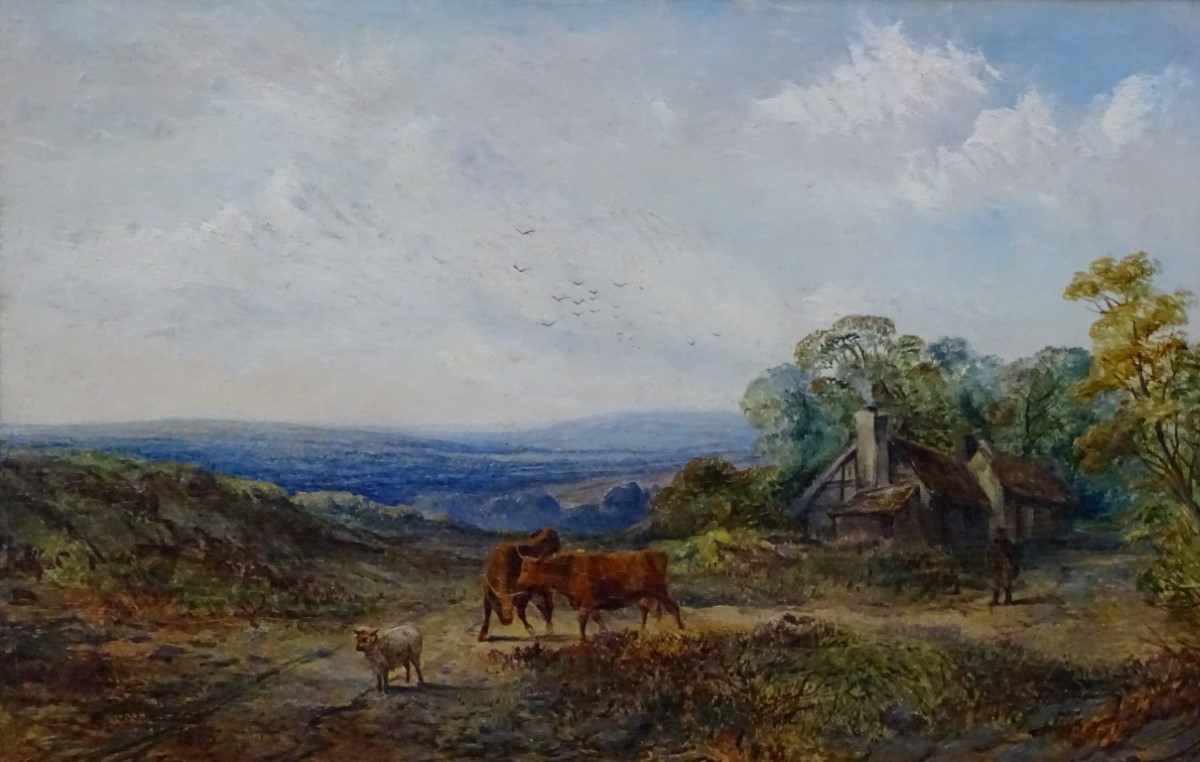 R Bollans, 1865, Oil on fielded panel, - Image 4 of 9