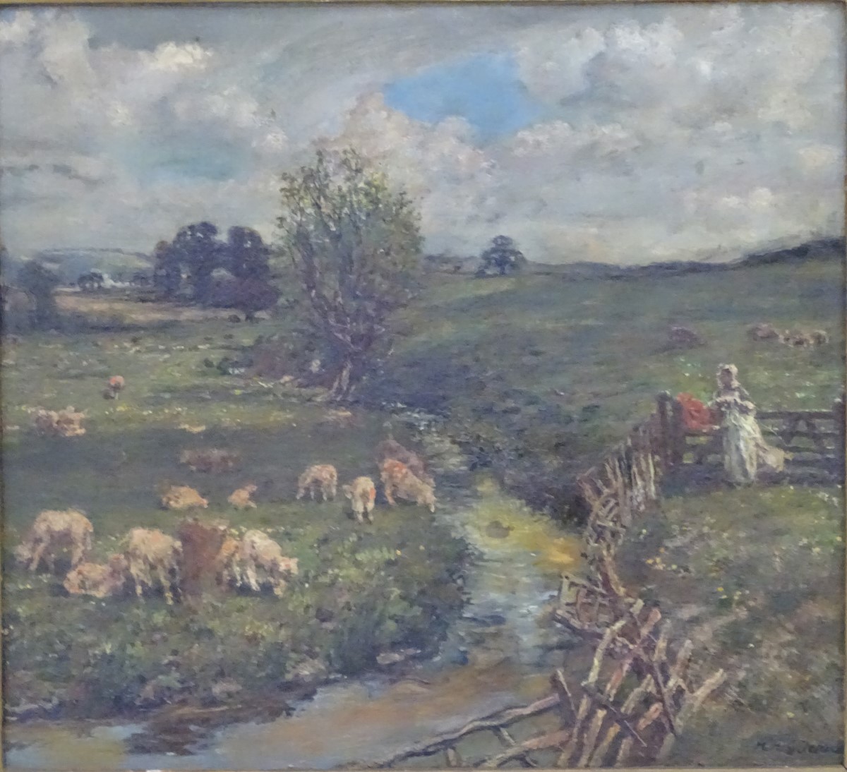 Herbert Harlakenden Gilchrist (1867-?), Oil on canvas, - Image 4 of 5